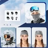 Qunature 11230014001 ski scarf, sports bandana, universal size - pilka