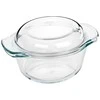 Quokka Küchenprofi Elsass - Borosilicate Glass Oven Dish with Lid 1.4 l 18×11.5 cm