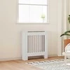 Radiatoriaus dangtis 2 pcs Balta 78x19x81,5cm Apdirbta mediena 3403241