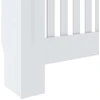 Radiatoriaus uždangalas, baltos spalvos, 78cm, MDF