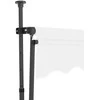 Rankiniu būdu ištraukiama markizė su LED, kreminė, 100cm