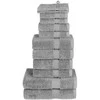 Rankšluostis Rankšluosčių rinkinys SOLUND, 12vnt., pilki, 600g/m²