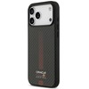 Red Bull Raudona Bull Original dėklas Raudonas BULL Kevlar Powerbar MagSafe skirtas Apple iPhone 17 Pro Max juodos spalvos