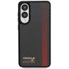 Red Bull Raudona Bull Dėklas Raudona Bull Real Carbon Fiber Powerbar MagSafe skirtas Samsung Galaxy S25 Edge juodos spalvos