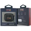 Dėklas Red Bull Raudona Bull Raudona Bull PU Carbon Logo AirPods 4 juodos spalvos