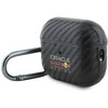 Dėklas Red Bull Raudona Bull Raudona Bull PU Carbon Logo AirPods Pro 2 juodos spalvos