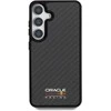 Red Bull Raudona Bull Original dėklas Raudonas BULL Real Carbon Fiber Shiny Logo MagSafe skirtas Samsung Galaxy S25 juodos spalvos