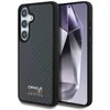 Red Bull Raudona Bull Original dėklas Raudonas BULL Real Carbon Fiber Shiny Logo MagSafe skirtas Samsung Galaxy S25 juodos spalvos