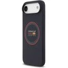 Red Bull Raudona Bull Raudona Bull Silicone Raudona Ring MagSafe dėklas skirtas Apple iPhone Air mėlynos spalvos