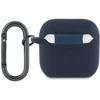 Dėklas Red Bull Raudona Bull Raudona Bull Silicone Logo & Lines AirPods 4 mėlynos spalvos