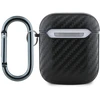 Red Bull Raudona Bull Dėklas Raudona Bull PU Carbon Logo skirtas AirPods 1/2 juodos spalvos