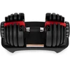 Reguliuojamas ketaus hantelis su stovu 2.5-24 kg, MOVEPRO