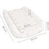 Rigid contoured changing mat topper 85×50 cm for crib and dresser stars ECOTOYS