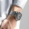 Ringke Metal One Air Bracelet for Apple Watch 8 / 9 / 10 / 11 / SE / Ultra (44 / 45 / 46 / 49 mm) – sidabro spalvos