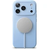 RINGKE SILIKONINIS MAGNETINIS MAGSAFE DĖKLAS iPhone 17 PRO / 18 PRO ŠVIESIAI MĖLYNAS