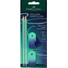 Rinkinys Faber-Castell Flow Edition Buzzing Mėlyna, 2 pieštukai B + drožtukas ir trintukas, blisterinėje pakuotėje