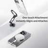 Rock Crystal Series Magnetic dėklas skirtas Apple iPhone 16 Plus skaidrus