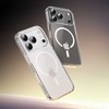 Rock Crystal Shield Series Magnetic dėklas skirtas Apple iPhone 17 Pro Max skaidrus