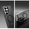 Rock dėklas Rotating Stand Soft Touch Series Magnetic skirtas Samsung Galaxy S26 Ultra juodos spalvos