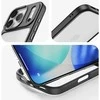 Rock Guard Lens Protection Series dėklas skirtas Apple iPhone 17 Pro skaidrus-juodos spalvos