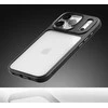 Rock Guard Lens Protection Series dėklas skirtas Apple iPhone 17 Pro skaidrus-juodos spalvos