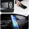 Rock Guard Lens Protection Series Magnetic dėklas skirtas Apple iPhone 17 Air skaidrus-juodos spalvos
