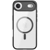 Rock Guard Lens Protection Series Magnetic dėklas skirtas Apple iPhone 17 Air skaidrus-juodos spalvos