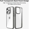 Rock Guard Series dėklas skirtas Apple iPhone 16 Pro Max skaidrus-juodos spalvos