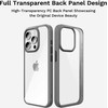 Dėklas Rock Guard Series Case for Iphone 16 Plus transparent-juodas