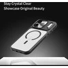 Rock Guard Series Magnetic dėklas skirtas Apple iPhone 17 Pro skaidrus-juodos spalvos