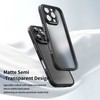 Rock Guard Touch Matte Series dėklas skirtas Apple iPhone 16 pilkos spalvos