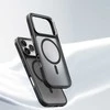 Rock Guard Touch Matte Series Magnetic dėklas skirtas Apple iPhone 17 Pro juodos spalvos (metal lens frame)