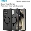 Rock Guard Touch Matte Series Magnetic dėklas skirtas Samsung Galaxy S25 pilkos spalvos