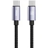 Oem Rock Cable Deep Indigo Series braided – Type C to Type C – PD 60W 2 metres juodos spalvos