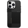 Rock Ultra Thin Aramid Fiber Kevlar 600D dėklas skirtas Apple iPhone 16 Pro Max juodos spalvos