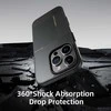 Rock Ultra Thin Aramid Fiber Kevlar 600D dėklas skirtas Apple iPhone 16 Pro juodos spalvos