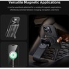 Rock Ultra Thin Aramid Fiber Kevlar 600D dėklas skirtas Apple iPhone 16 Pro Max juodos spalvos