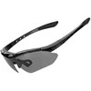 Rockbros 10143 photochromic UV400 dviratininko akiniai – juodos spalvos
