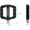 Rockbros 2017-12CBK Nylon Bicycle Pedal Set – juodos spalvos