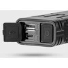 Rockbros 24310002001 dviračio žibintas 850 lm su išorinės baterijos funkcija + USB-C ir USB-A laidas – juodos spalvos