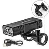 Rockbros 24310002001 bicycle light 850 lm with powerbank function + USB-C – USB-A cable – juodos spalvos