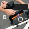 Rockbros 30120122002 Atsparus vandeniui Bicycle Frame Bag with Magnetic Closure 0.9L - Juodas
