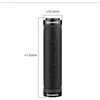 Rockbros 40210003001 microfiber bicycle handlebar grips – juodos spalvos