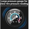 Rockbros 42310006001 bicycle pompa with pressure gauge – juodos spalvos