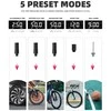 Rockbros 42720001001 Electric Bike Pump with LED Ekranas + USB-C – USB-A Cable – juodos spalvos