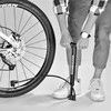 Rockbros A320 floor bicycle pompa – juodos spalvos