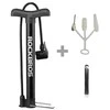 Rockbros A320 floor bicycle pompa – juodos spalvos