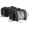 Rockbros AS-010BGR motorcycle bag, waterproof – pilkos spalvos
