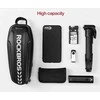 Rockbros B60 waterproof dviračio krepšys for frame – juodos spalvos