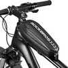 Rockbros B60 waterproof dviračio krepšys for frame – juodos spalvos